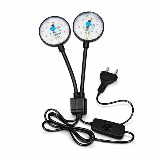 TM 3-Step Color Changing Single Panel Mini Clip Light 10 Watt | for Bowl & Nano Aquarium | Aquawiz India