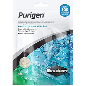 Seachem Purigen Ultimate Filtration 100 ml. Bag Aquarium Fish Tank Filter Media