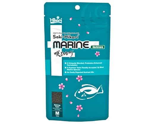 Saki-Hikari Marine Herbivore, Probiotic Enhanced Pellet Food for Herbivorous Marine Fish | MECOMMERCE