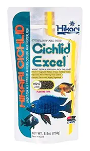 Hikari Adult Cichlid Excel Fish Food Pellets(Mini), 250G