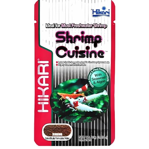 Hikari Tropical Shrimp Cuisine, Freshwater Ornamental Shrimp Food, Disc Pellets with Seaweed and Spirulina, 10g, All Ages | MECOMMERCE