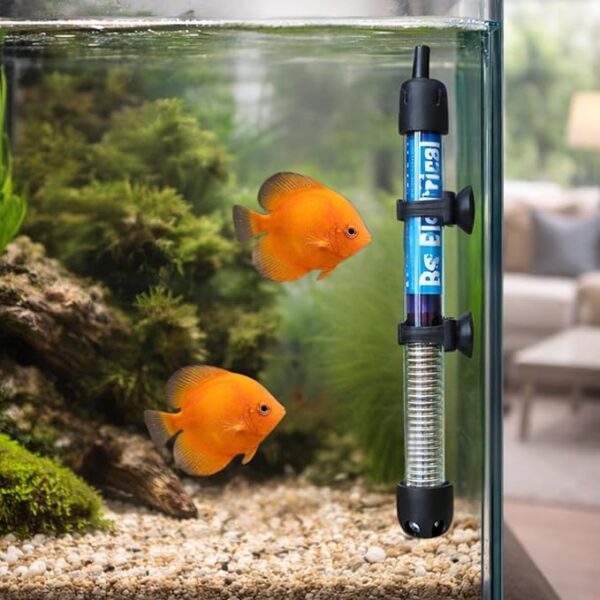 300W Aquarium Heater | Fully Submersible Glass Fish Tank Water Heater with Adjustable Temperature Control | Suitable for Freshwater & Tropical Aquariums up to 4-6 Ft