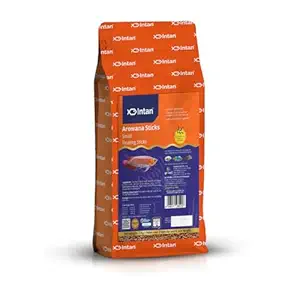 Intan Arowana Sticks (Small 2x6mm Floating) | 1Kg - Highly Nutritious Ornamental Fish Food for Arowanas, Large Cichlids Like Peacock Bass & Oscars | Growel Feeds