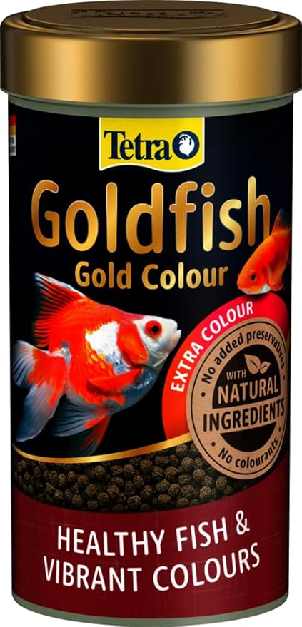 Tettra Goldfish Gold Colour Complete Food with Spirulina, 75g, Colour Enhancing Granules | MECOMMERCE