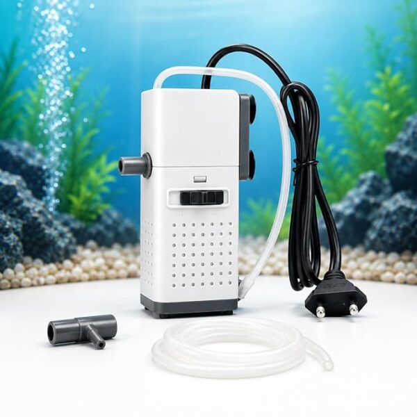 Sobo AQ-500F Aquarium Internal Filter Pump, Submersible Filter for Fresh and Saltwater Tanks, 6W Power