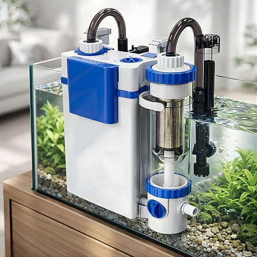 Sun-Sun YBF-600 Large Flow HOB Aquarium Filter, Silent External Bio Power Filter for Freshwater & Planted Tanks, Multi-Stage Filtration, 600L/H, 8W